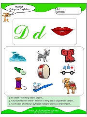 D Sesi Çalışma Sayfaları